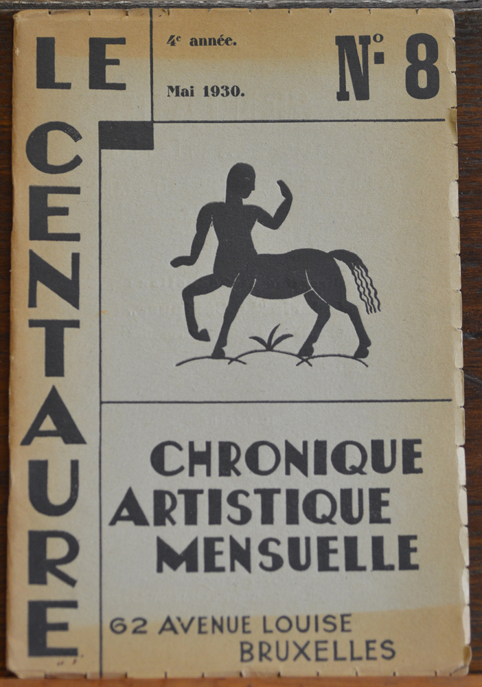 Le Centaure Mai 1930 — 4me annee, numero 8, en bon etat<br>