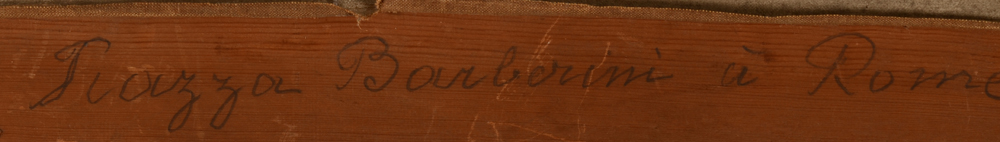 Hippolyte Le Roy — title in pencil on the back of the strecher
