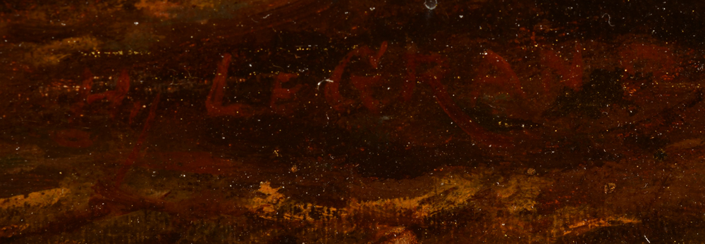 Legrand — Signature of the artist, bottom right