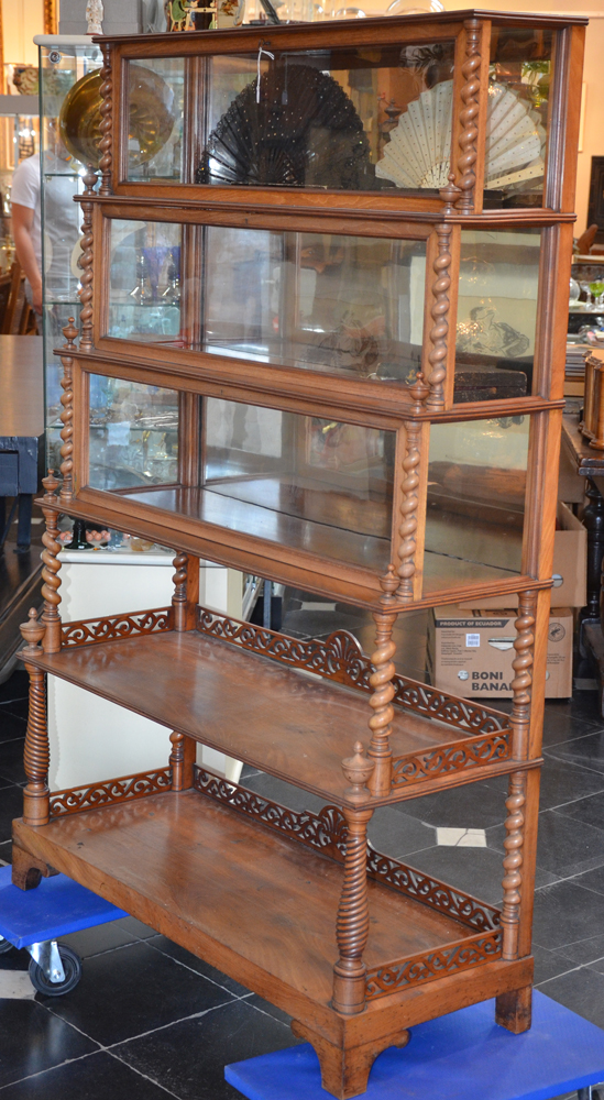 Louis-Philippe display cabinet — Alternate view
