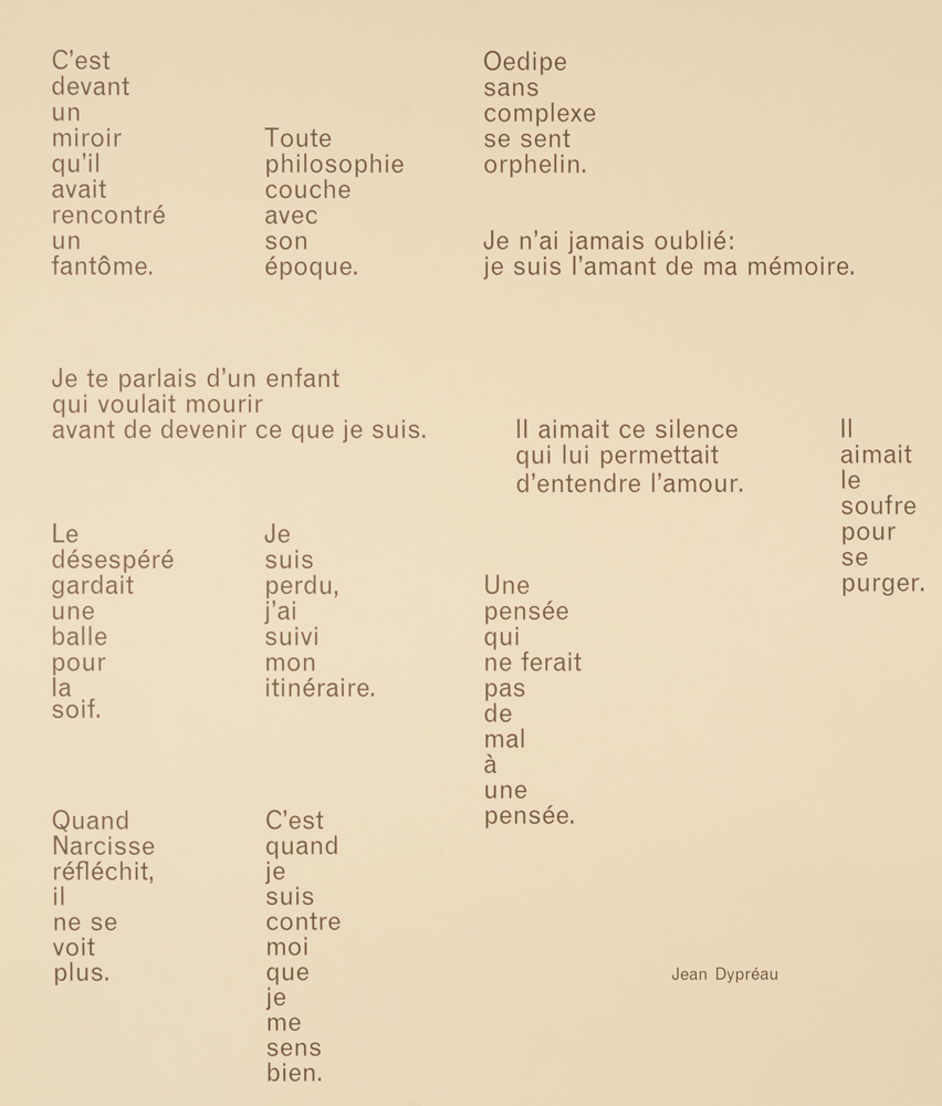 Pol Mara — Text/poem of Jean Dypreau