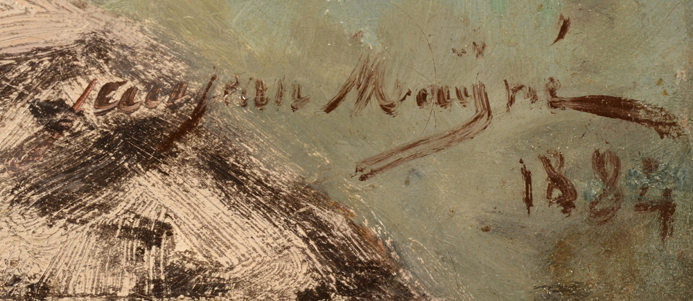Jean Mayne — Signature of the artist (twice 'Jean') and date bottom right