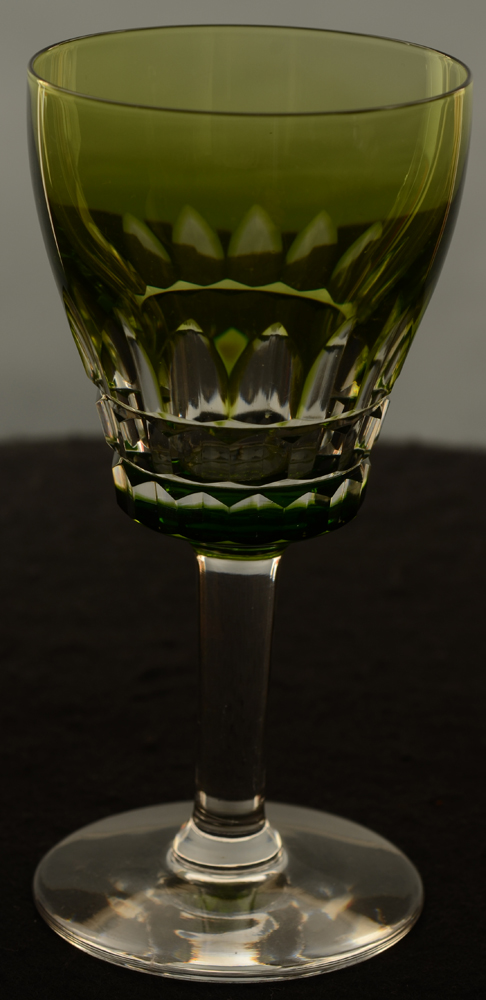 Mery Riesling Glass — Mery taille Enseux Riesling glas groen en wit Val St-Lambert
