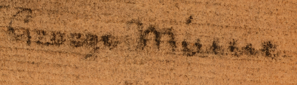George Minne — Signature of the artist, bottom right