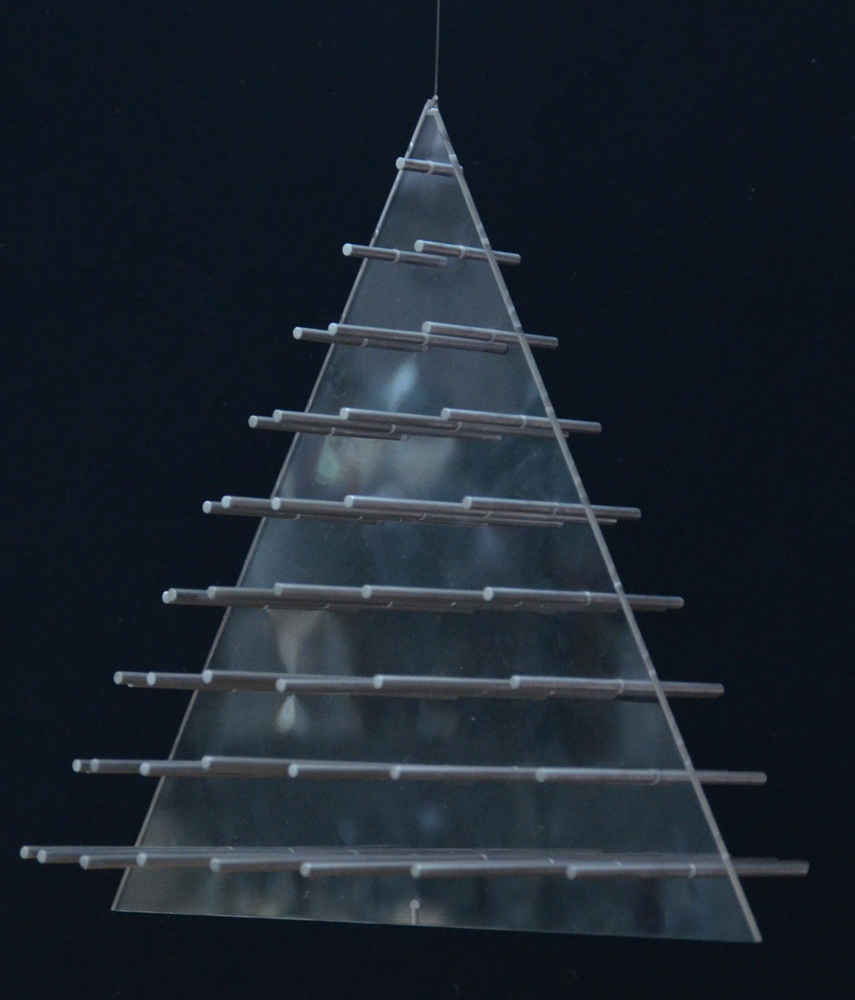 Henri Gabriel — Sculpture mobile pour pendre, en plexi et metal de 1967