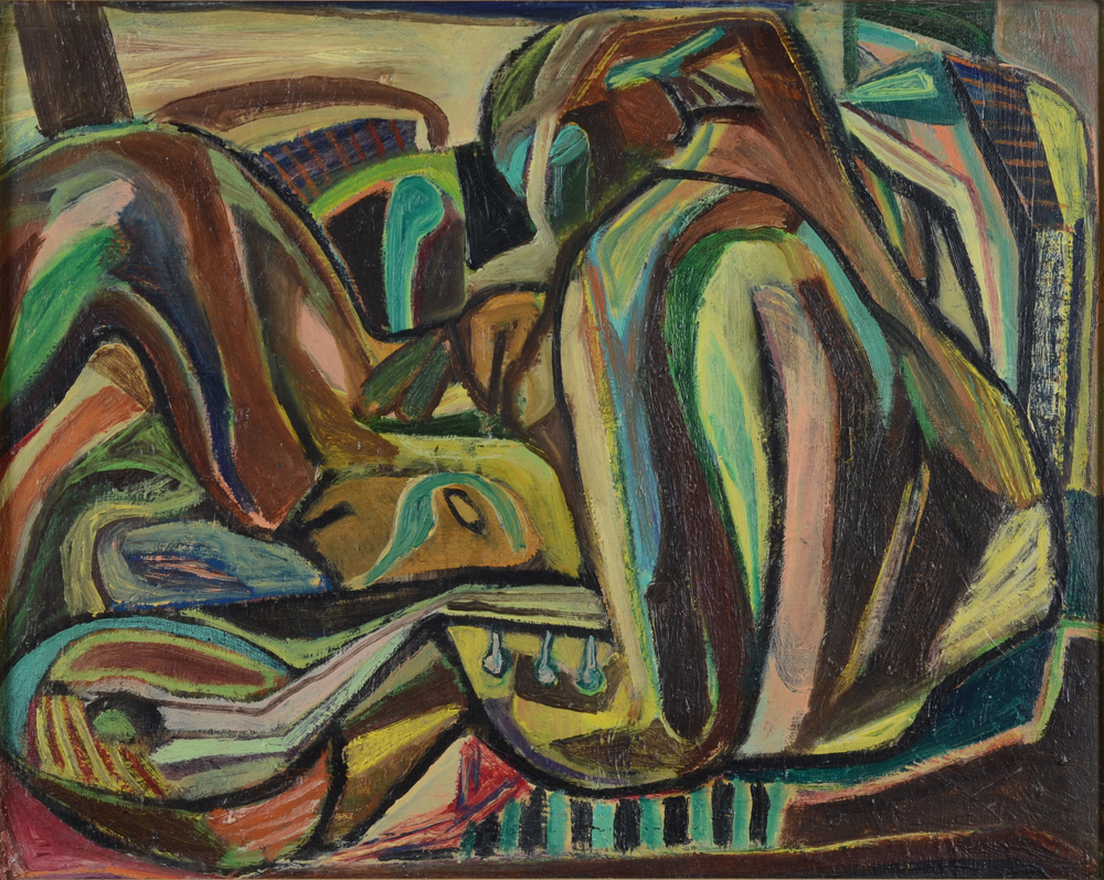 Pierre Vlerick — Huile sur toile de 1947 (periode de la Grande Chaumière)