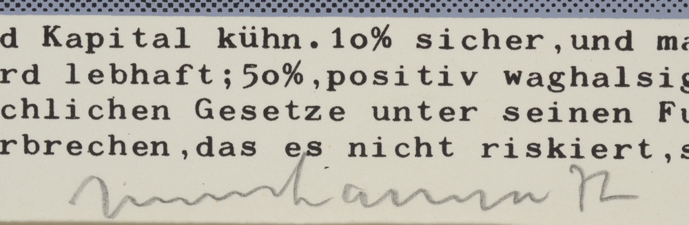 Siegfried Neuenhausen — Signature of the artist and date in pencil, bottom right