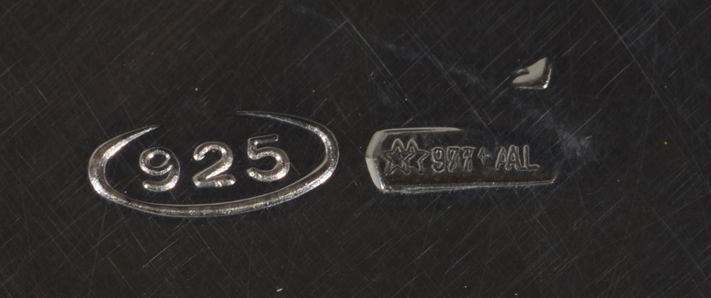 Unknown Italian Silversmith from Alessandria — Marks on the bottom of the base