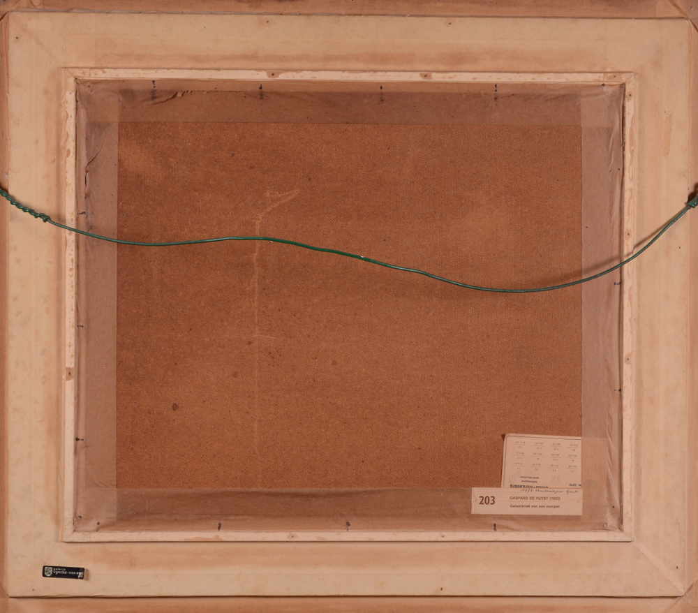 Gaspard De Vuyst — Back of the work