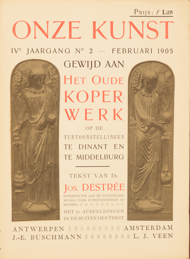 Onze Kunst 1905 — Cover of a number on base metal objects
