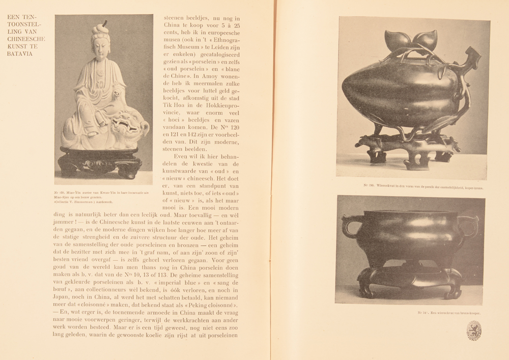 Onze Kunst 1906 — Article on chinese art