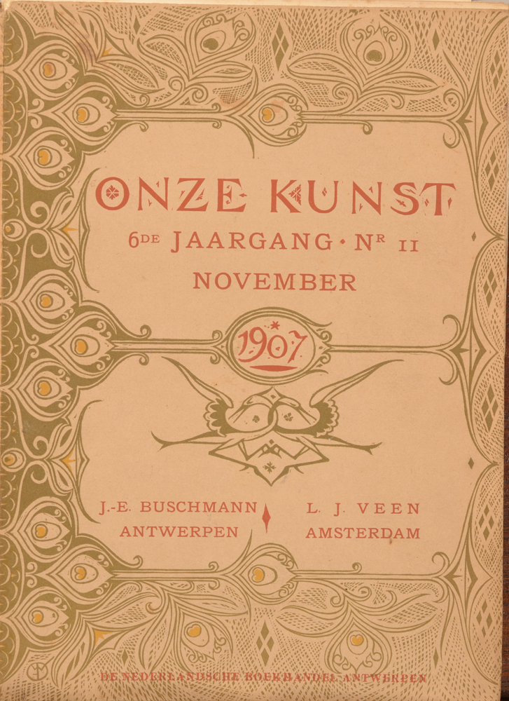 Onze Kunst 1907 — November issue