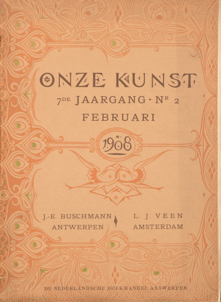 Onze Kunst 1908 — February loose issue