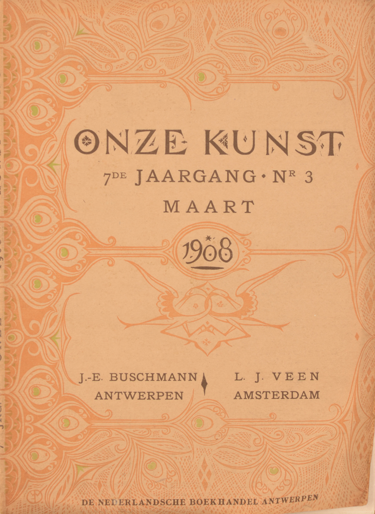 Onze Kunst 1908 — March loose issue