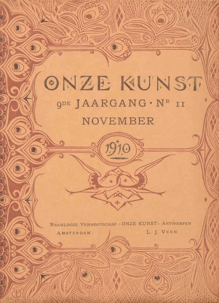 Onze Kunst 1910 — november issue