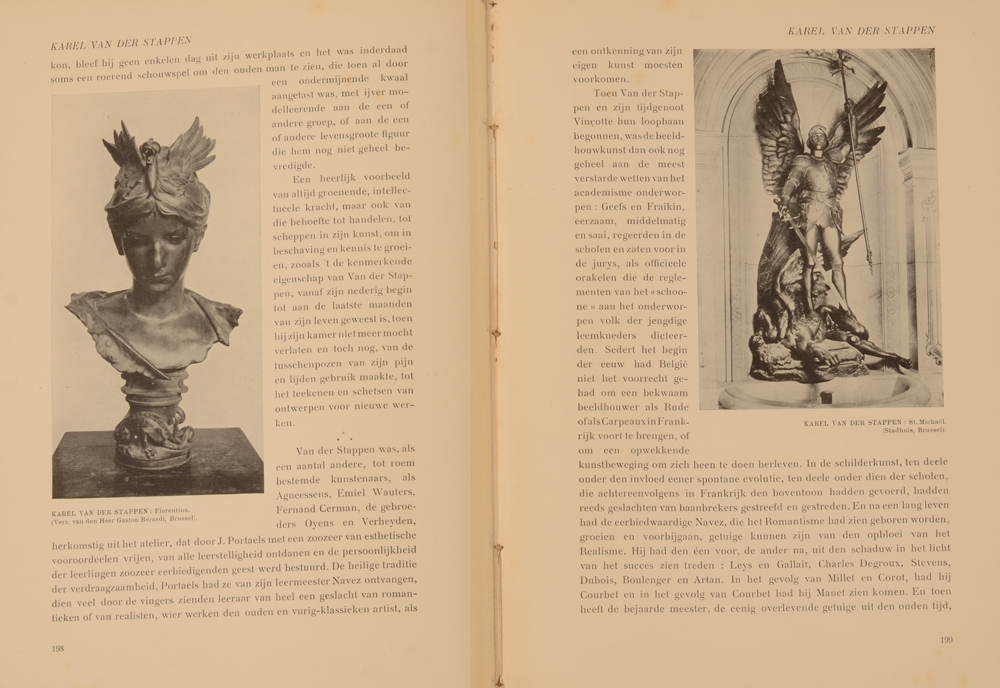 Onze Kunst 1911 — Important article on Charles Van der Stappen