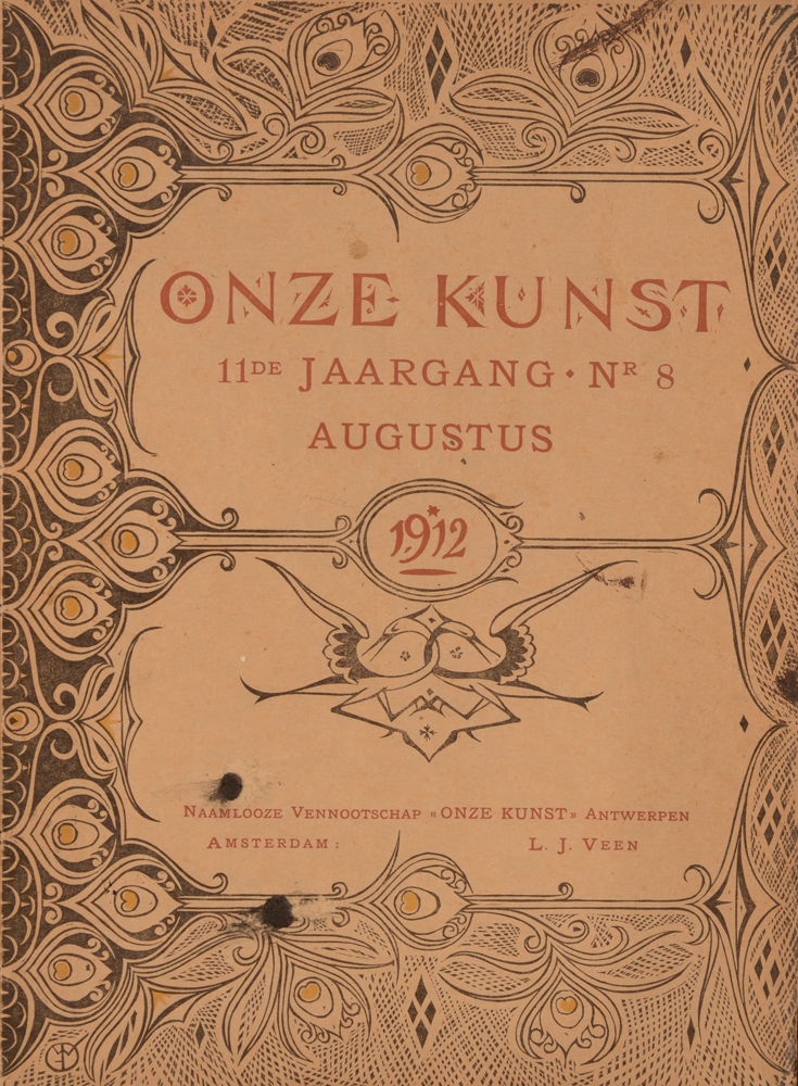 Onze Kunst 1912 — August Issue