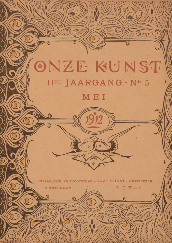 Onze Kunst 1912 — Cover May issue