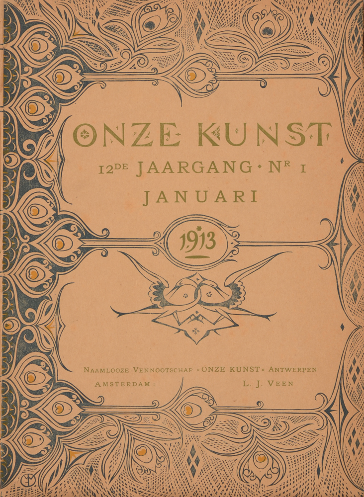 Onze Kunst 1913 — Cover loose issue
