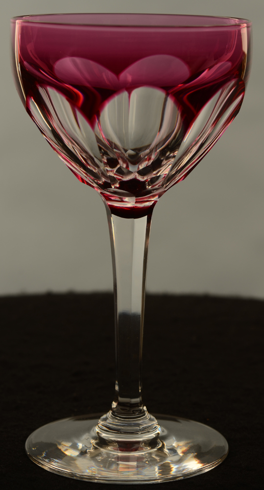 Osram Riesling Red — Osram Riesling rood en wit kristal glas Val St-Lambert