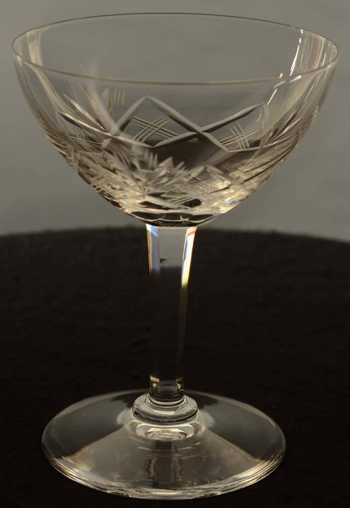 Ouchy champagne coupe — Val St-Lambert Champagne Coupe kristal<br>