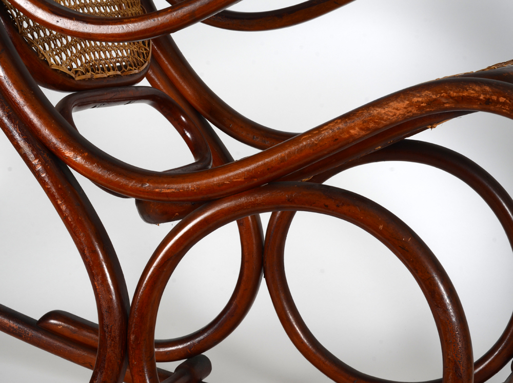 Thonet Gebrüder Rocking Chair — In good original condition