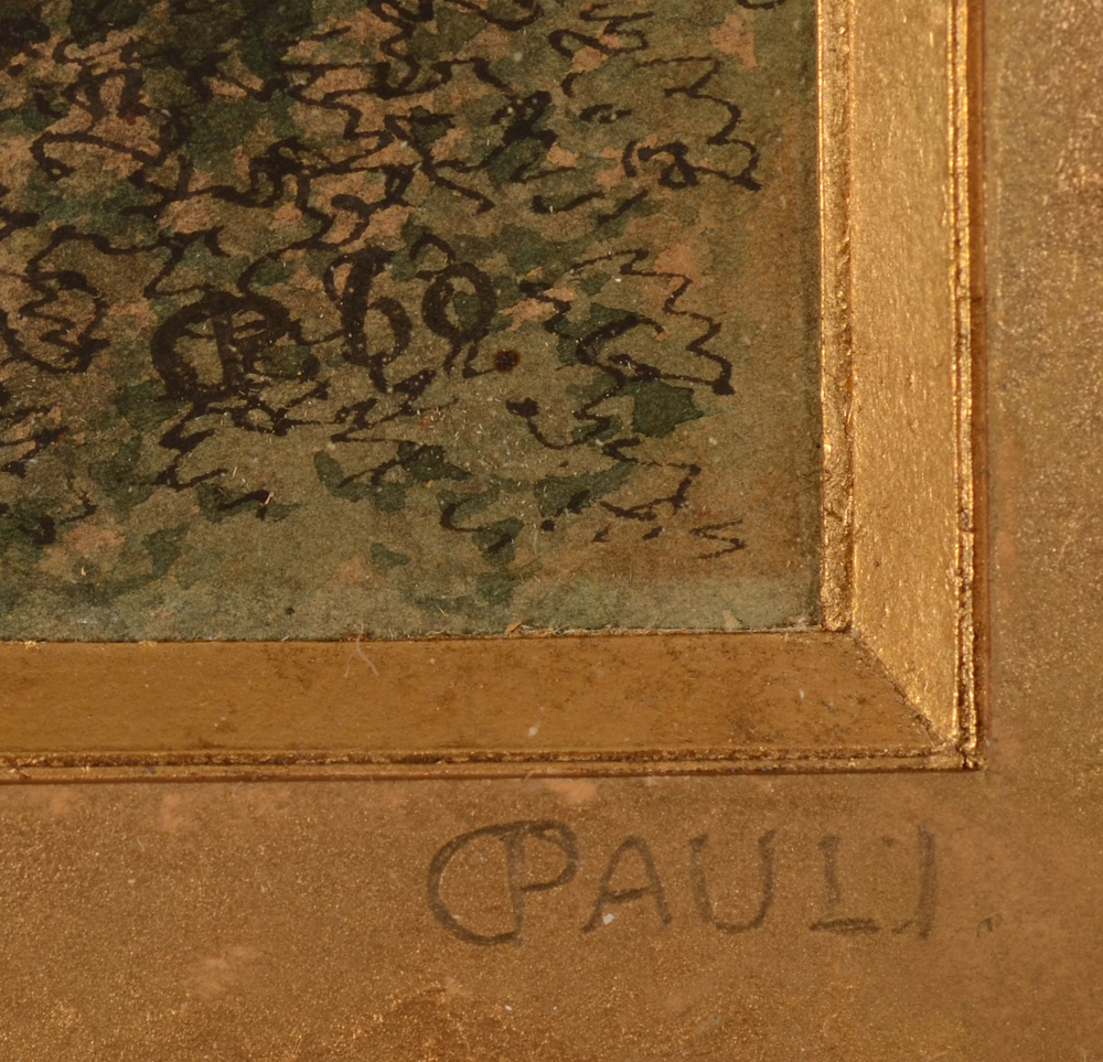 Charles Pauli — ?Charles Pauli signature (bottom right)