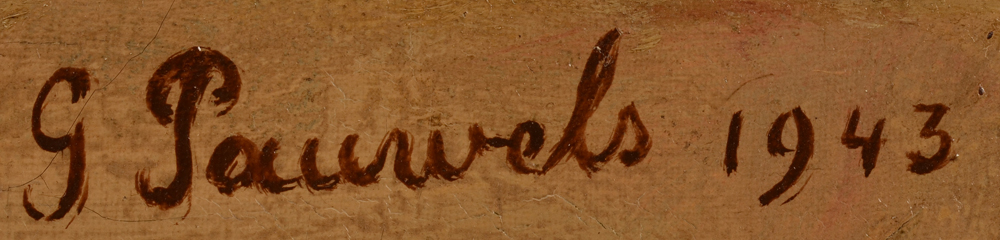 Gaston Pauwels — <p>Signature of the artist and date , top right</p>