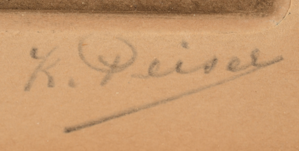Kurt Peiser — Signature of the artist in pencil, bottom right
