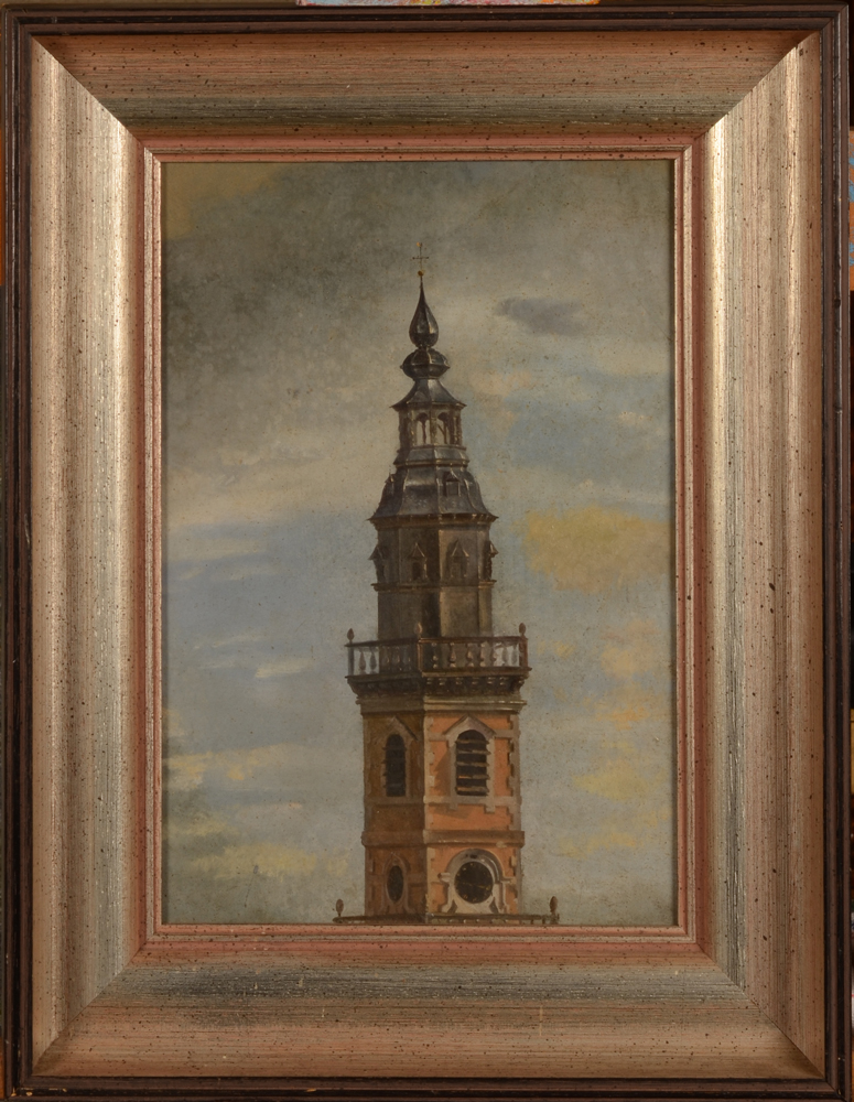 The tower of Nieuwenbosch in Ghent — Portrait de la tour 17ième de l'ancienne abbaye Cistercienne à Gand, anonyme