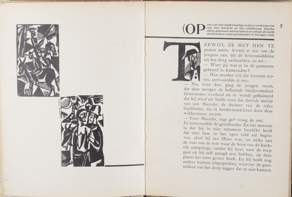 Jozef Cantré illustrated book — Sample of the inside