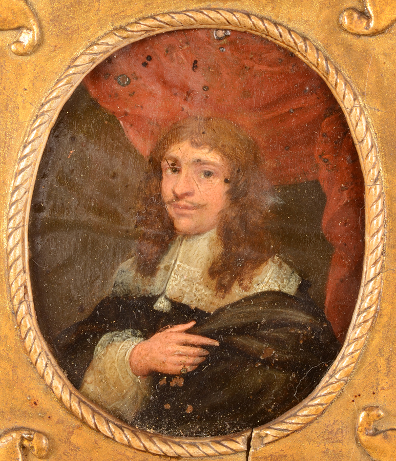 Portrait of a man 17th century — Detail of the portrait