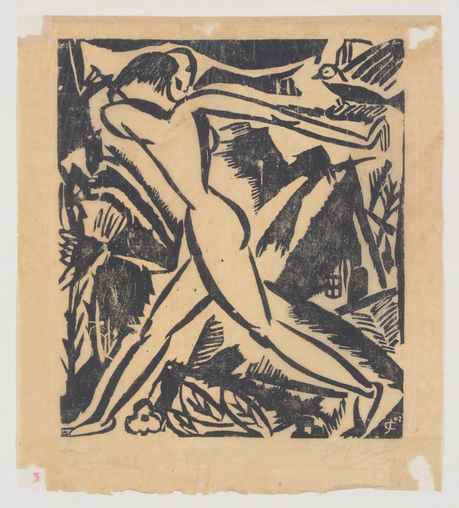 Jozef Cantré — the woodcut without passe-partout