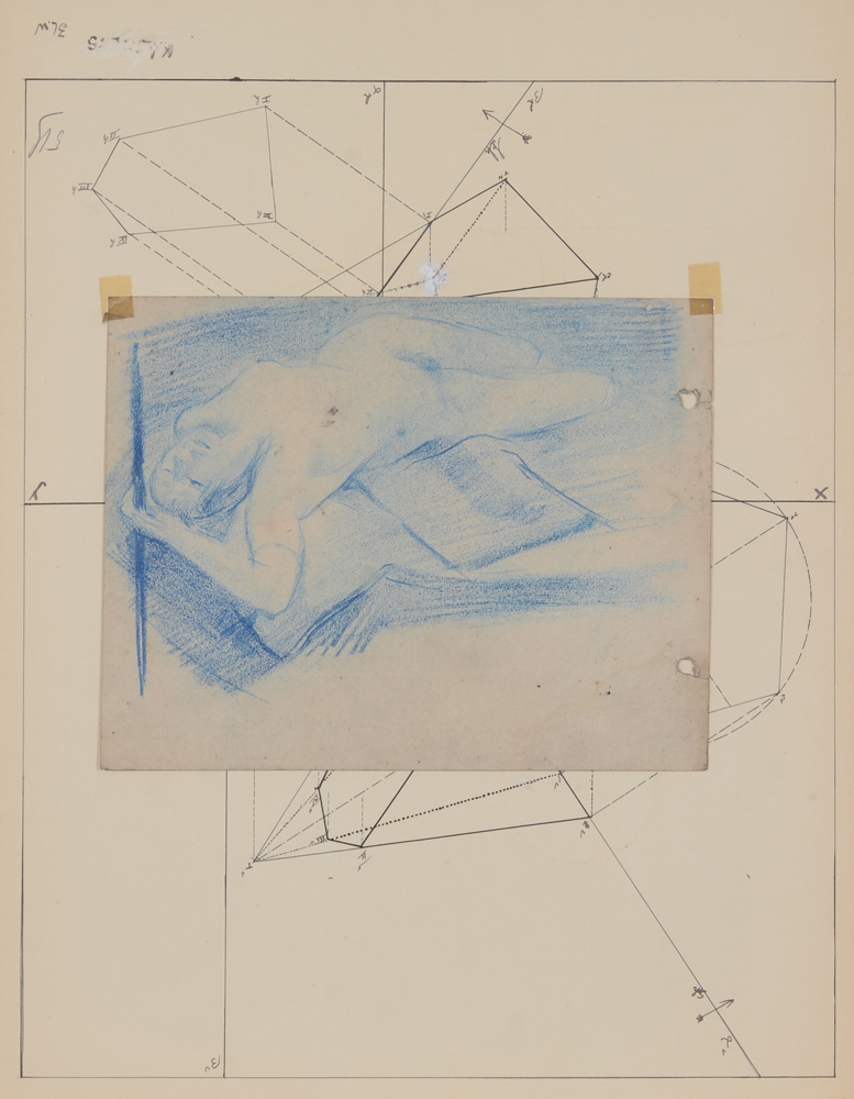 Gaston Pauwels — The drawing without its passe-partout
