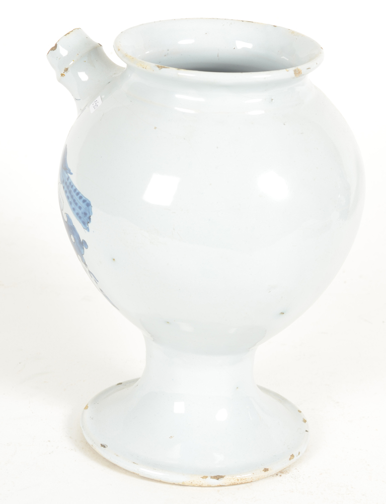 Delft Rosarum syrup jar — Back of the jug, without handle