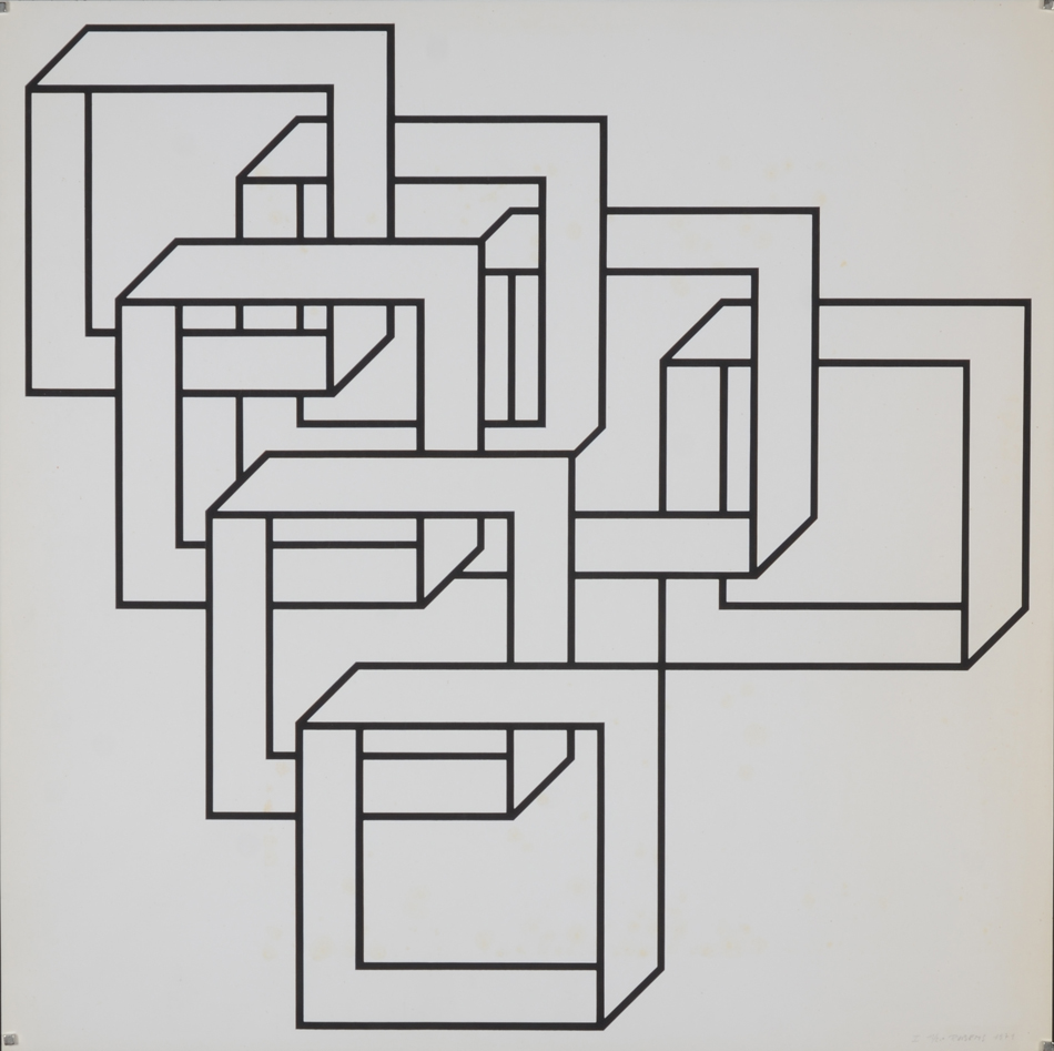 Albert Rubens — Sériegraphie I, 1971, signée et justifiée par l'artiste