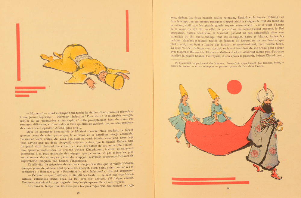 Armand Rassenfosse — Another example of the illustrations showing the modernist abstract details in the illustrations
