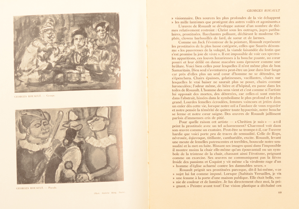 Revue d'Art 1928 — Early article on Georges Rouault by Chabot