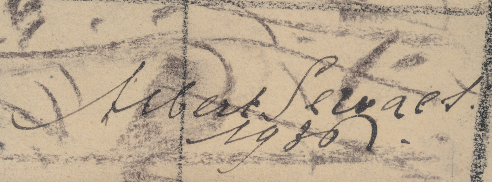 Albert Servaes — Signature of the artist, bottom right