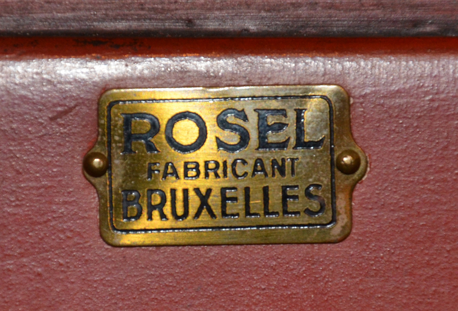 Charles Rosel — Mark of the maker on the inside of one of the doors.