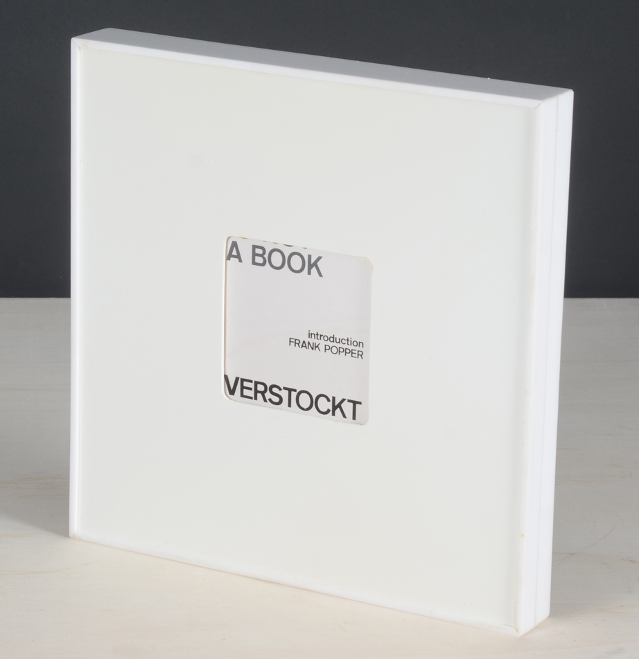 Mark Verstockt  — Livre-objet-multiple du constructivisme important, de 1971, signé et justifé