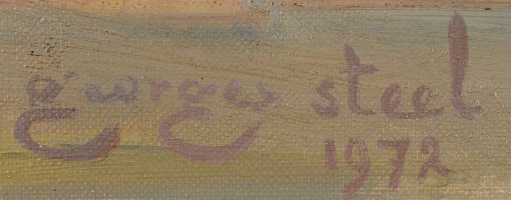 Georges Steel — Signature of the artist and date, bottom left