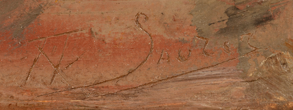 Saurer or Sauter — Signature of the artist, bottom right