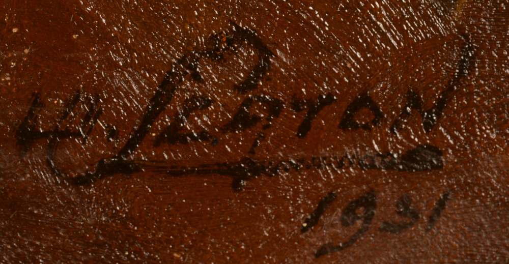 Willy Scaton — Signature of the artist and date, bottom right