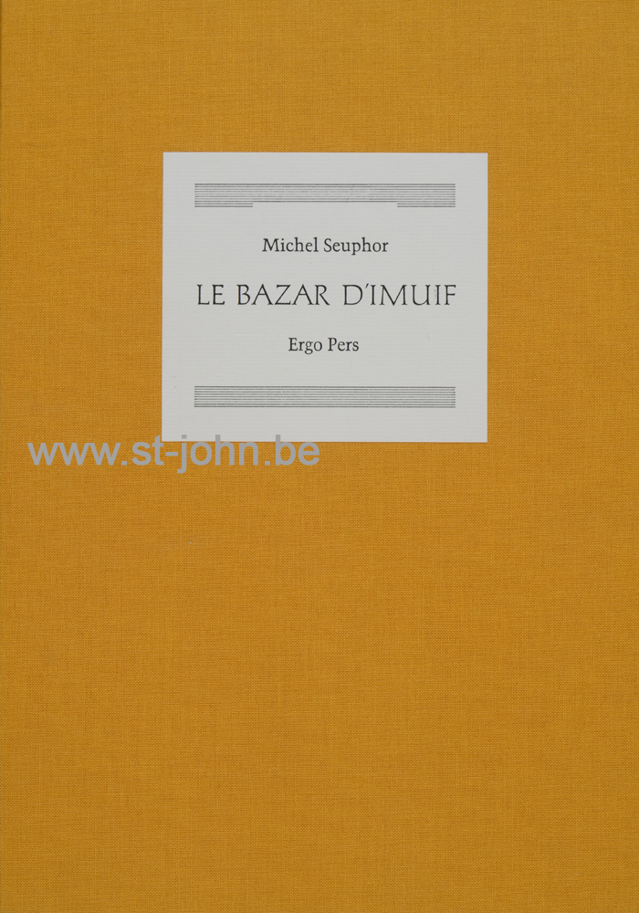 Le Bazar d Imuif, 1995 (book). — <p>
	Le Bazar d&#39;Imuif, deluxe edition with slipcase, edited and printed by Ergo Press, with an etching signed by the artist, this copy numbered 32/40.</p>