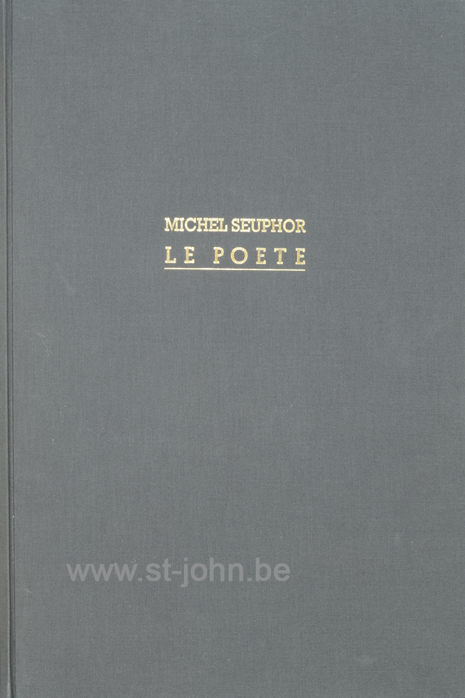 Le Poete, 1992 (book). — <p>
	Le Poete, edited and printed by De Prentenier private press, with one etching and one etching/collage by Seuphor, boh signed. This copy numbered 18/25.</p>