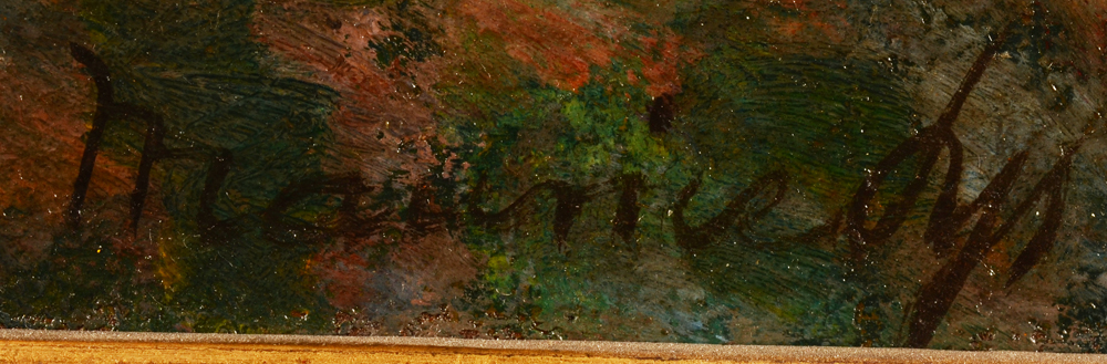 Maurice Sys — Signature of the artist bottom right