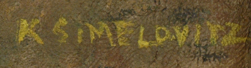 Kopelis Simelovitz, signature bottom right.