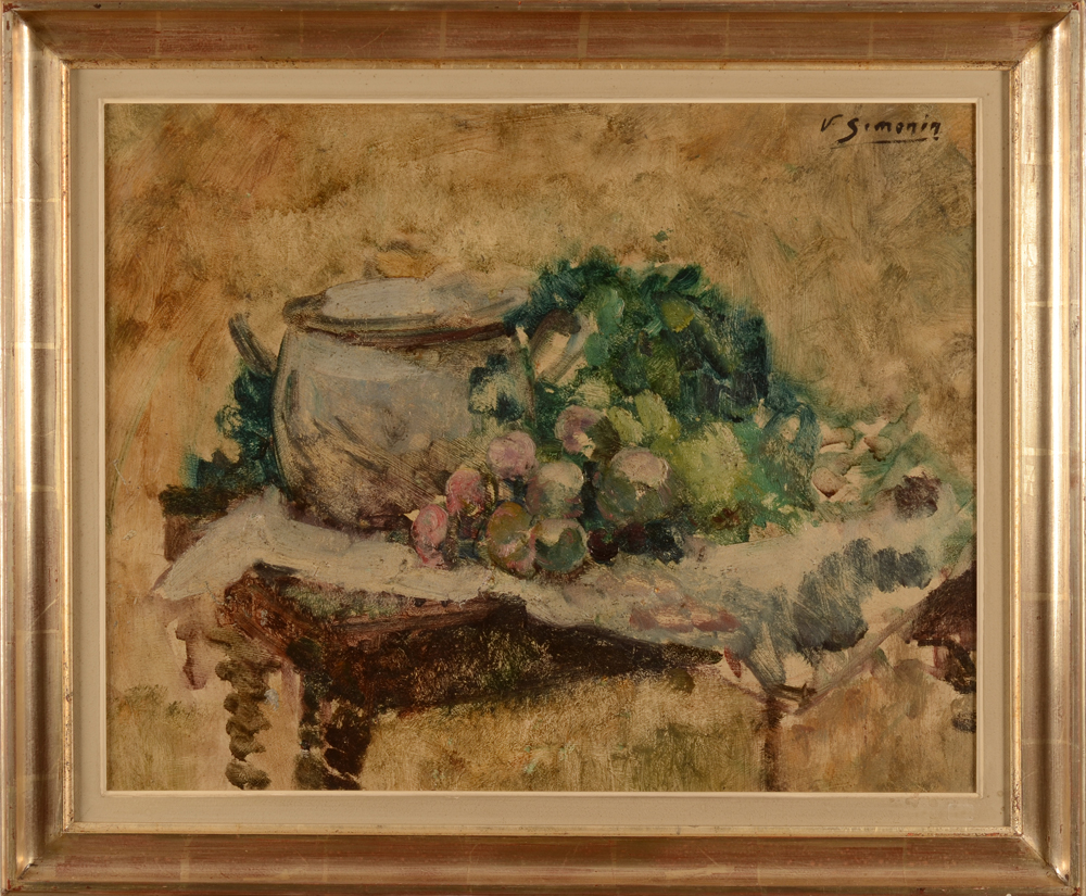 Victor Simonin — The painting in its original frame