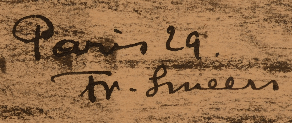 Frans Smeers Paris 1929 — Signature
